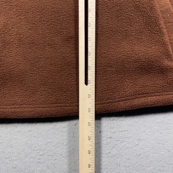 Obey Alley Sepia Quarter Zip‎ Sweatshirt Men Small Brown - Picture 6 of 9